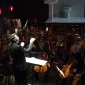 <p>Timothy Redmond conducting the Britten Sinfonia,&nbsp;<em>Biedermann and the Arsonists</em>, photography Martin Smith</p>