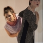 <p>Raphaela Papadakis as Anna & Alinka Kozari as Babette,&nbsp;<em>Biedermann and the Arsonists</em>, photography Martin Smith</p>