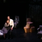 <p>Louise Pool as Julia and H&aring;kan Vramsmo as Mark in <em>The Departure</em>, photograph by Belinda Lawley</p>