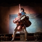 <p>Mark Le Brocq as the Governor and Stephanie Corley as Simplicius,&nbsp;<em>Simplicius Simplicissimus</em>, photography Max Lacome</p>