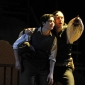 <p>Stephanie Corley as Simplicius and William Dazeley as the Soldier,&nbsp;<em>Simplicius Simplicissimus,&nbsp;</em>photography Robbie Jack</p>