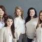<p>Jade Moffat, Katie Coventry, Nika&nbsp;Gorič, Charlie Drummond and&nbsp;Samantha Clarke&nbsp;&copy; Mariona Vilaros</p>